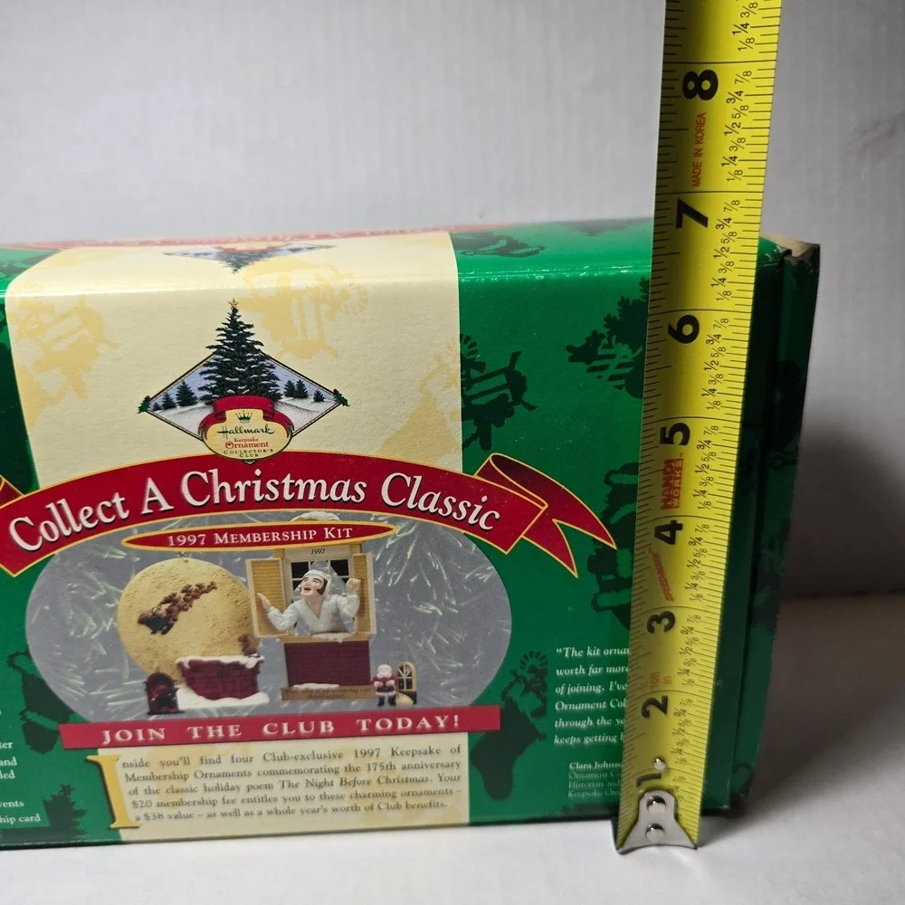 Hallmark Keepsake Ornament Club Collect a Christmas Classic 1997 membership Club